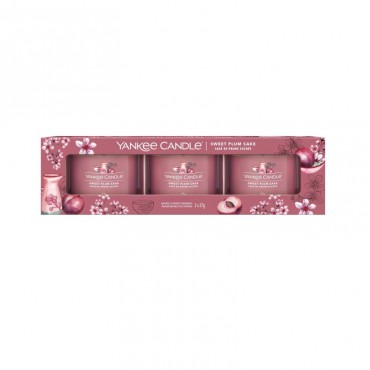Yankee Candle mini 3er Pack Sweet Plum Sake Kerze