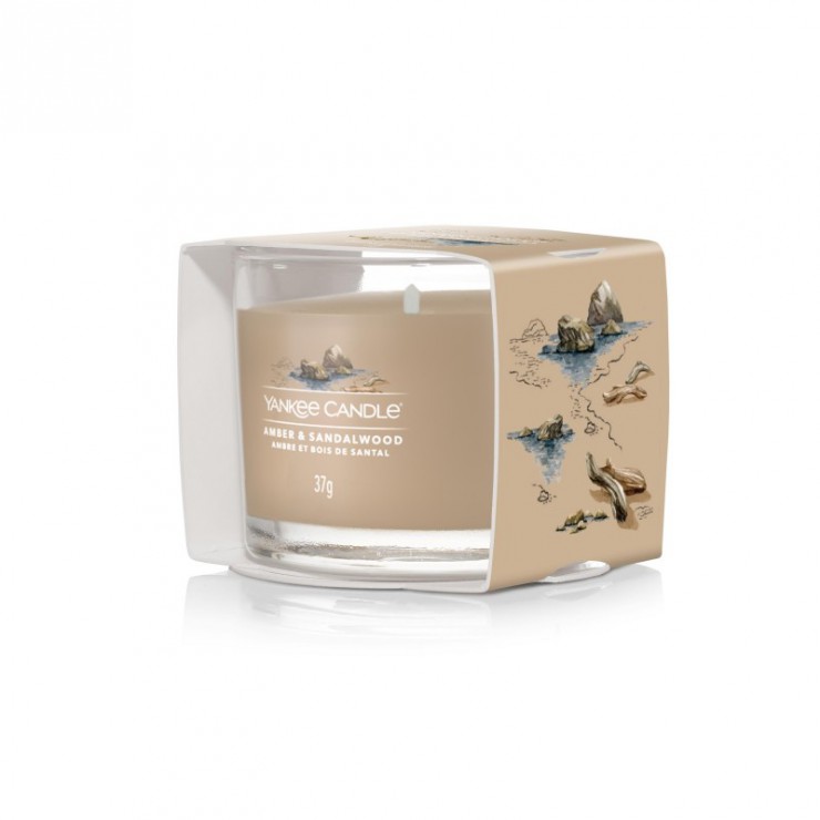 Yankee Candle mini Amber & Sandelholz Kerze