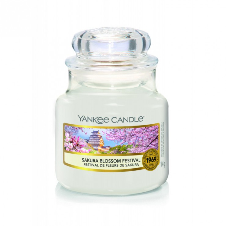 Kleine Sakura Blossom Festival Kerze von Yankee Candle