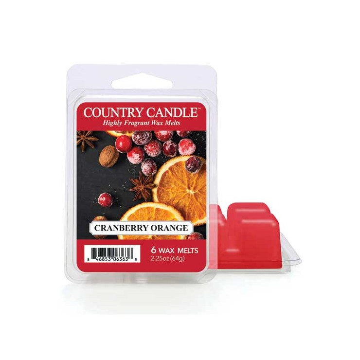 Cranberry Orange Country Kerze Duft Wachs