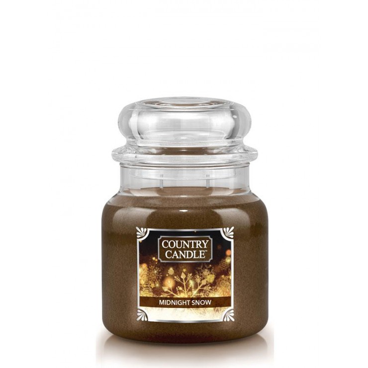 Medium Midnight Snow Country Kerze