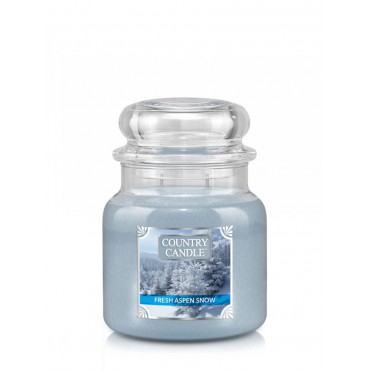 Medium Fresh Aspen Snow Country Kerze