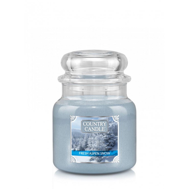 Medium Fresh Aspen Snow Country Kerze