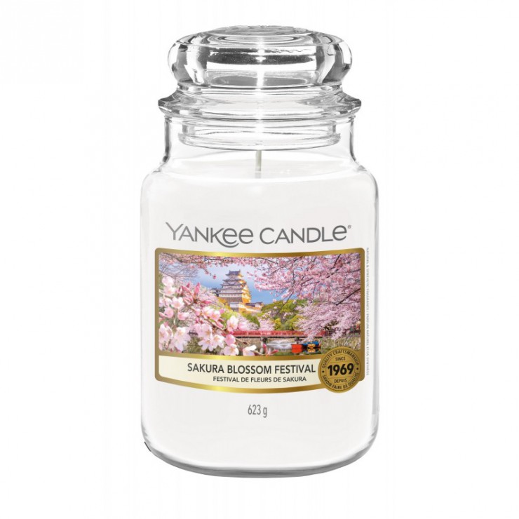 Große Sakura Blossom Festival Kerze von Yankee Candle Große Sakura Blossom Festival Kerze von Yankee Candle