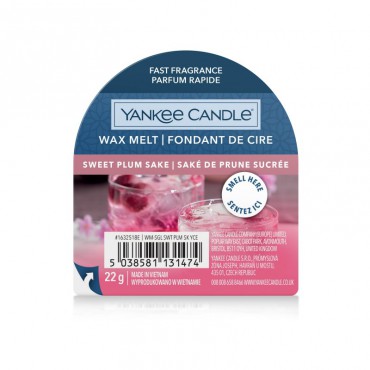 Süßer Pflaumen-Sake-Wachs von Yankee Candle