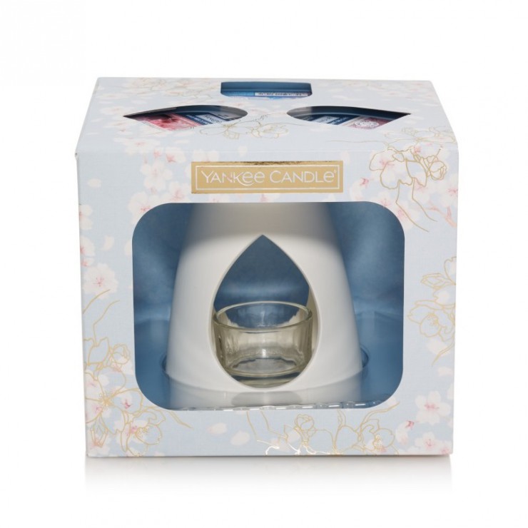 Sakura Blossom Festival - Kamin-Geschenkset + 3 Yankee Candle Duftwachse
