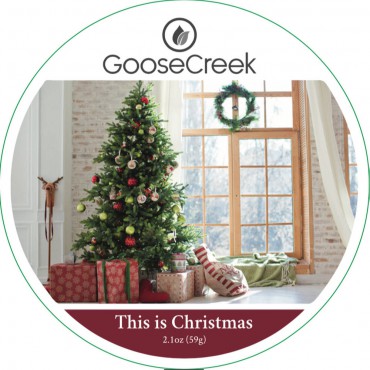 Dies ist Weihnachten Goose Creek Kerze Duft Wachs