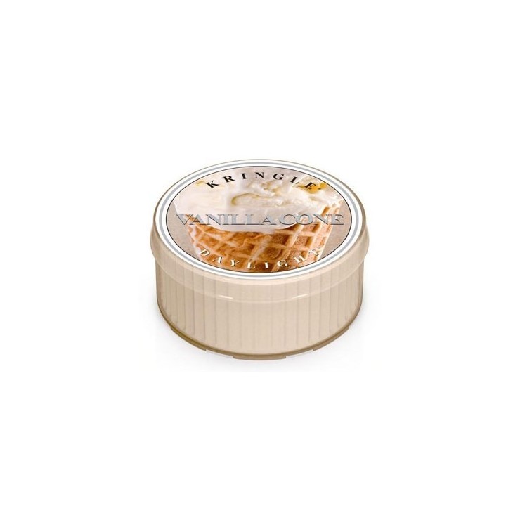 Vanilla Cone Kringle Kerze