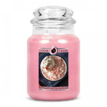 Goose Creek Candle große Peppermint Mocha Milkshake Kerze