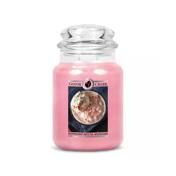 Goose Creek Candle große Peppermint Mocha Milkshake Kerze