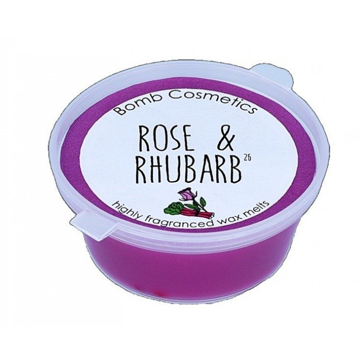 Duftwachs RABARBAR MIT ROSE Bomb Cosmetics