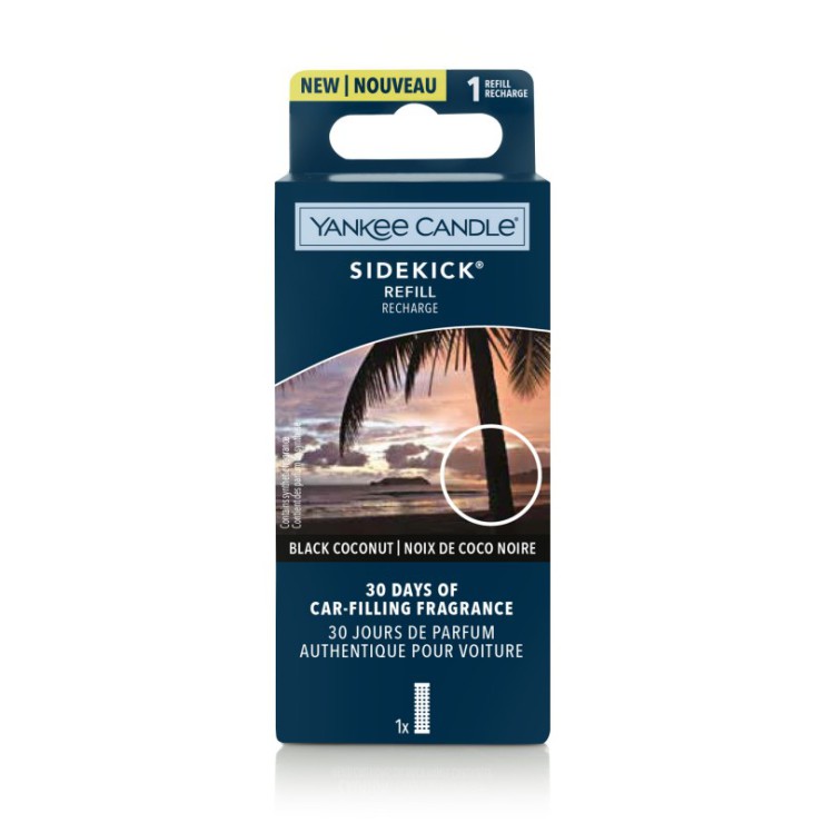 Sidekick Auto Lufterfrischer Nachfüllung Black Coconut Yankee Candle Sidekick Auto Lufterfrischer Nachfüllung Black Coconut Yankee Candle