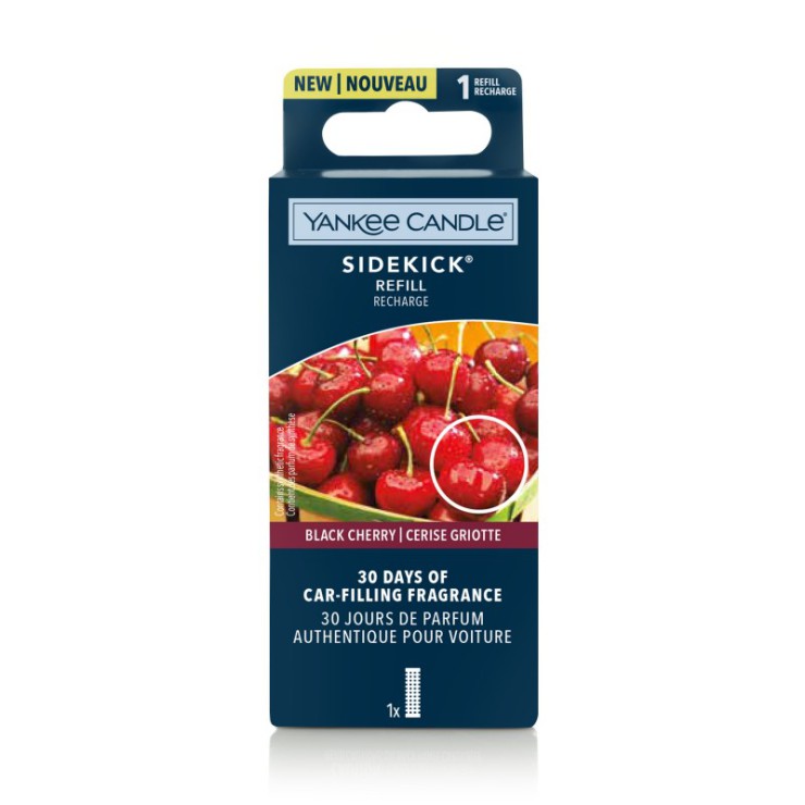 Sidekick Auto Lufterfrischer Nachfüllung Black Cherry Yankee Candle
