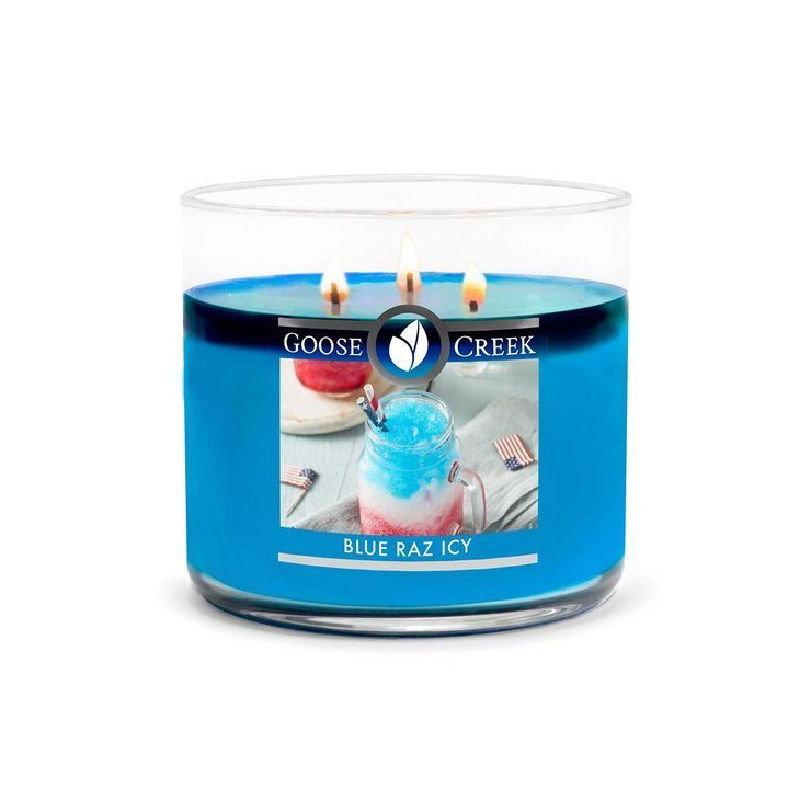 Becher Blau Raz Icy Goose Creek Kerze