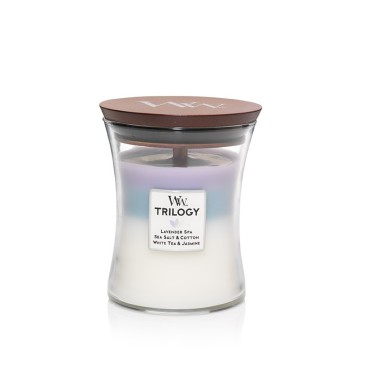 Medium Calming Retreat Woodwick Kerze