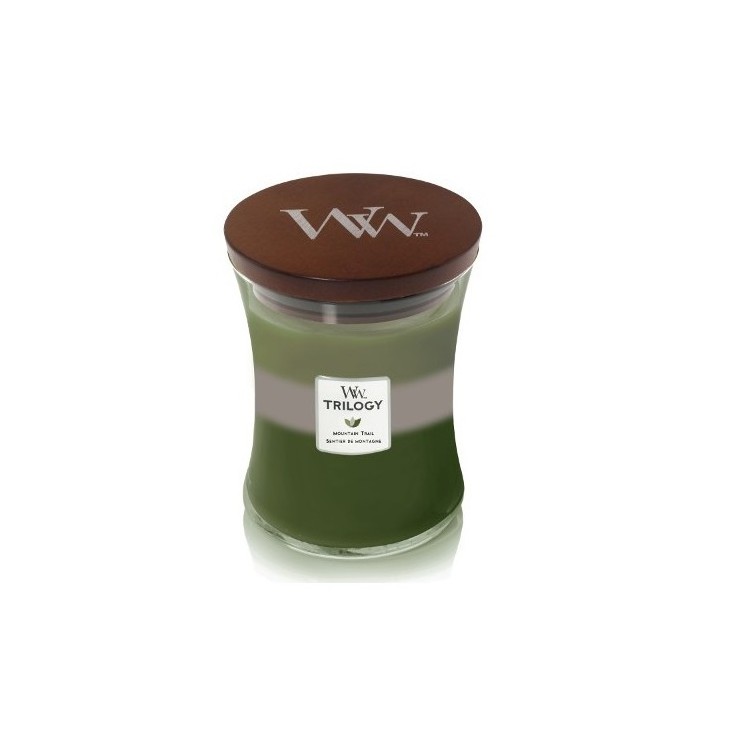 Medium Mountain Trail Woodwick Kerze