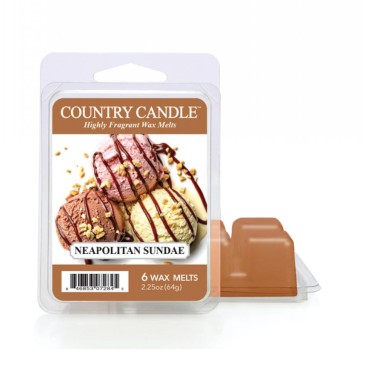 Country Candle Neapolitan Sundae Duftwachs