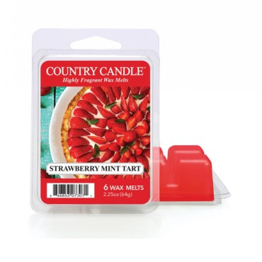 Strawberry Mint Tart Country Candle Duftwachs