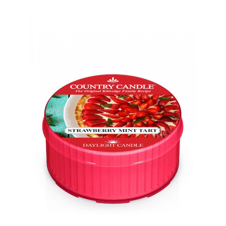 Tageslichtkerze Strawberry Mint Tart Country Kerze