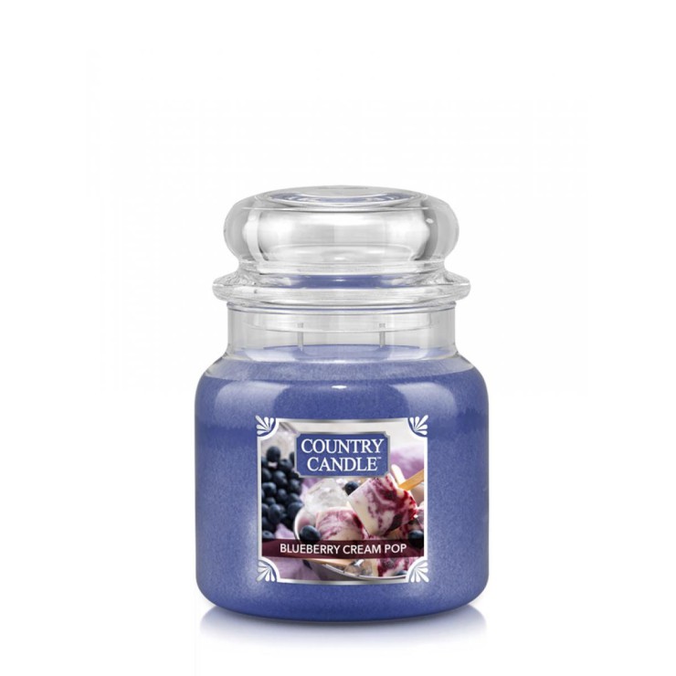 Medium Heidelbeere Creme Pop Land Kerze