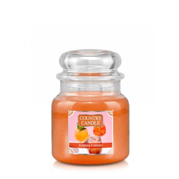 Country Candle Sunday Funday mittelgroße Kerze