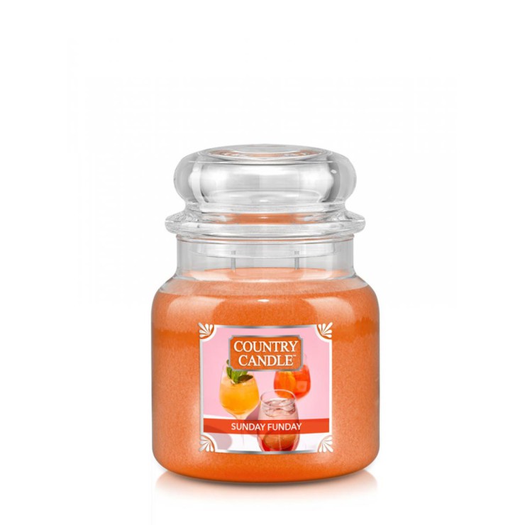 Country Candle Sunday Funday mittelgroße Kerze