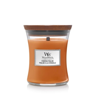 Medium Kürbis Praline Woodwick Kerze