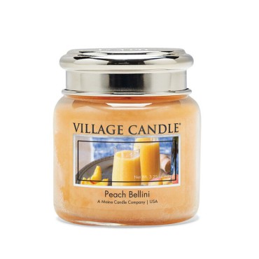 Kleine Pfirsich Bellini Village Kerze