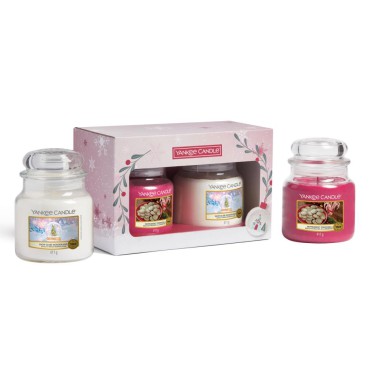 Snow Globe Wonderland Yankee Candle Satz von 2 Medium Kerzen