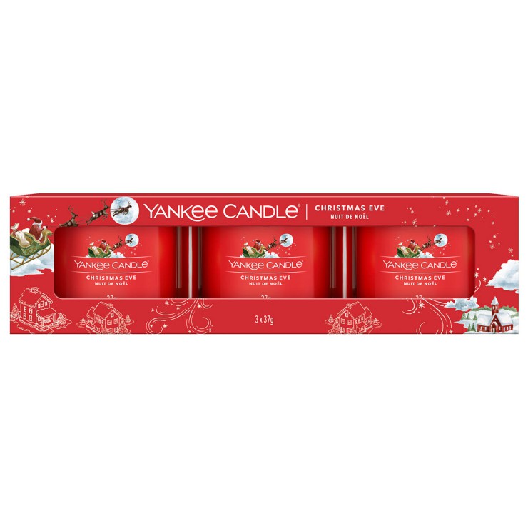 Yankee Candle mini 3er-Pack Heiligabend-Kerzen