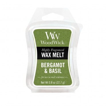 Bergamotte und Basilikum WoodWick Duftwachs