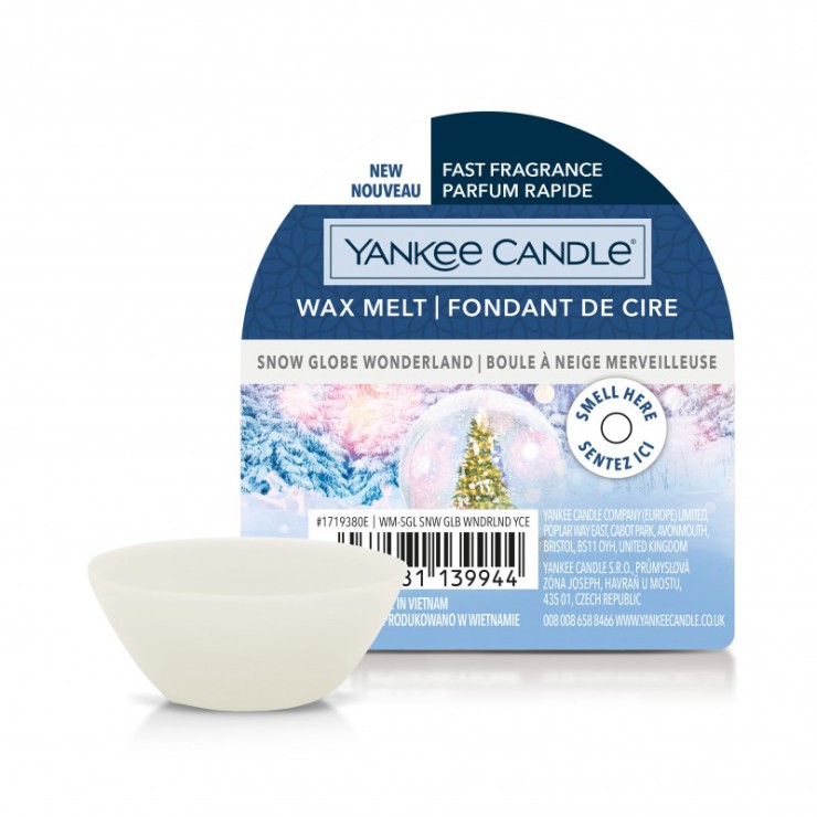 Schneekugel-Wunderland-Wachs von Yankee Candle