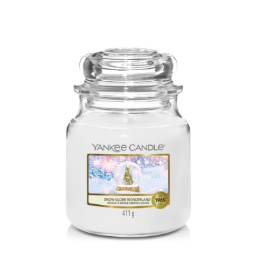Snow Globe Wonderland mittelgroße Kerze von Yankee Candle