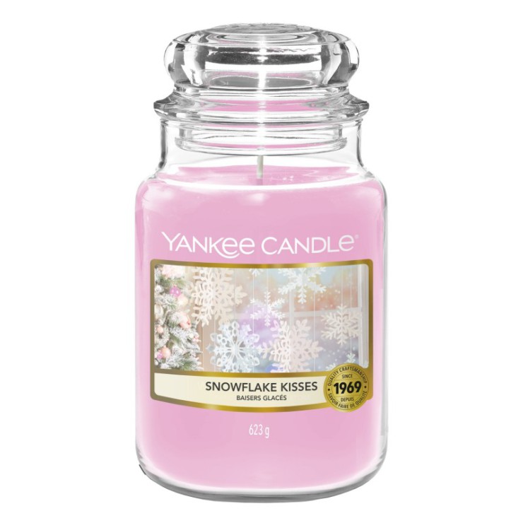 Snowflake Kisses große Kerze von Yankee Candle