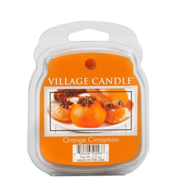 Orange Cinnamon Village Kerzenwachs