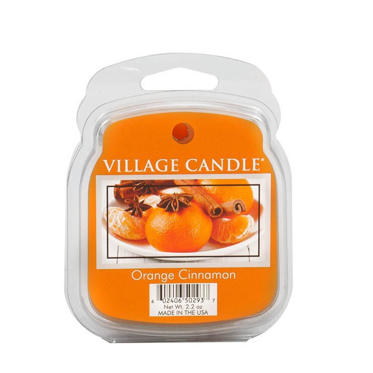 Orange Cinnamon Village Kerzenwachs