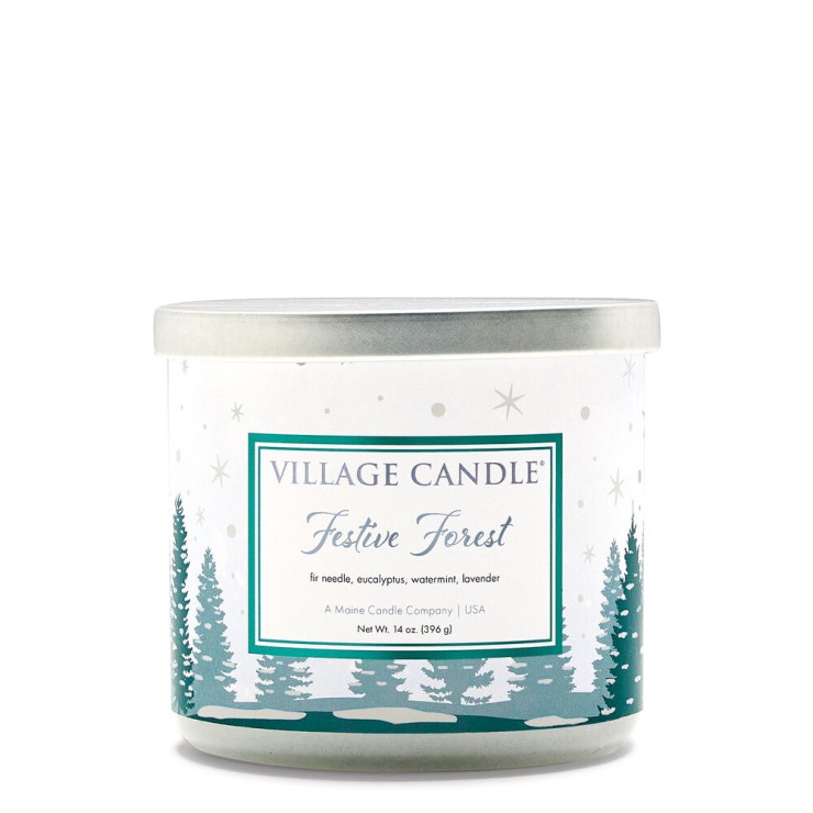 Tumbler Holly Festliche Walddorf Kerze
