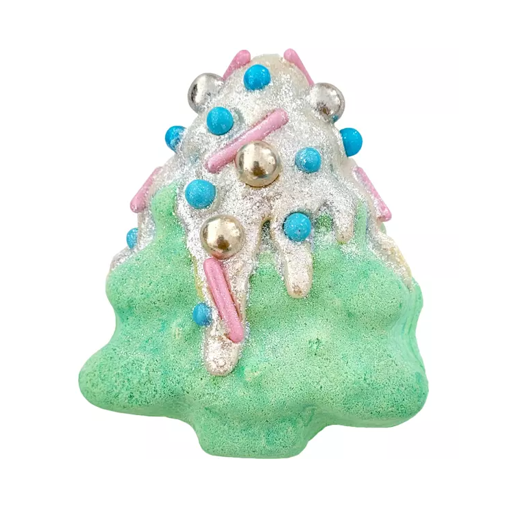 Oh Christmas Tree-tment Bomb Cosmetics sprudelnde Badekugel