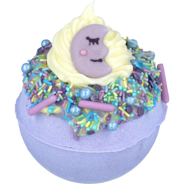 Liebe dich bis zum Mond und zurück Bomb Cosmetics sprudelnde Badekugel