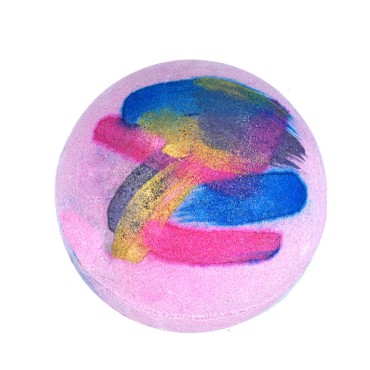 Wahre Farben sprudelnder Badeball Bomb Cosmetics
