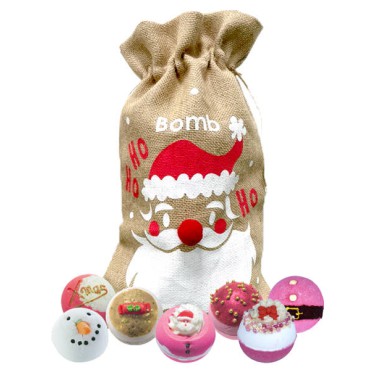 Geschenkset Ho Ho Ho Weihnachtsmanntüte Bomb Cosmetics