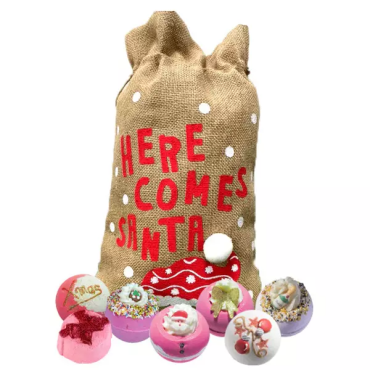 Here Comes Santa Geschenktüten-Set Bomb Cosmetics