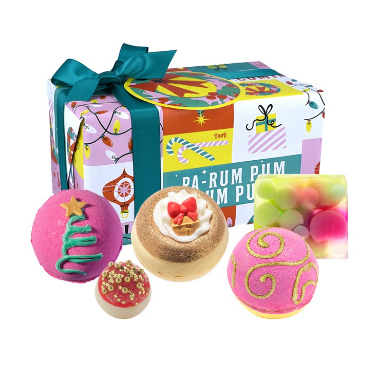 Jingle Bell Wrap Bomb Cosmetics Geschenkset