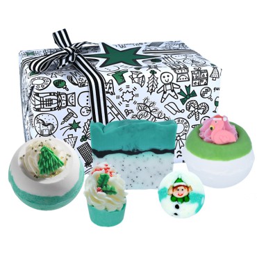 Geschenkset "Weiße Weihnachten" von Bomb Cosmetics