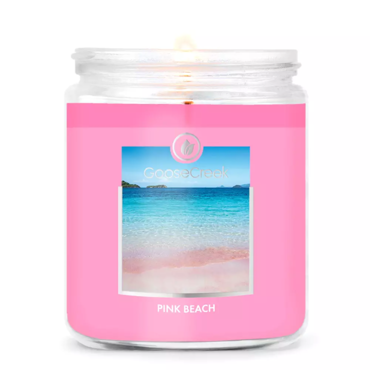 Kleine Pink Beach Goose Creek Kerze