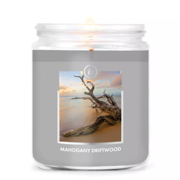 Kleine Mahagoni Treibholz Goose Creek Kerze