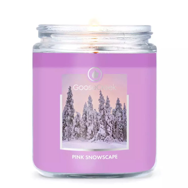 Goose Creek Candle Pink Snowscapes kleine Kerze