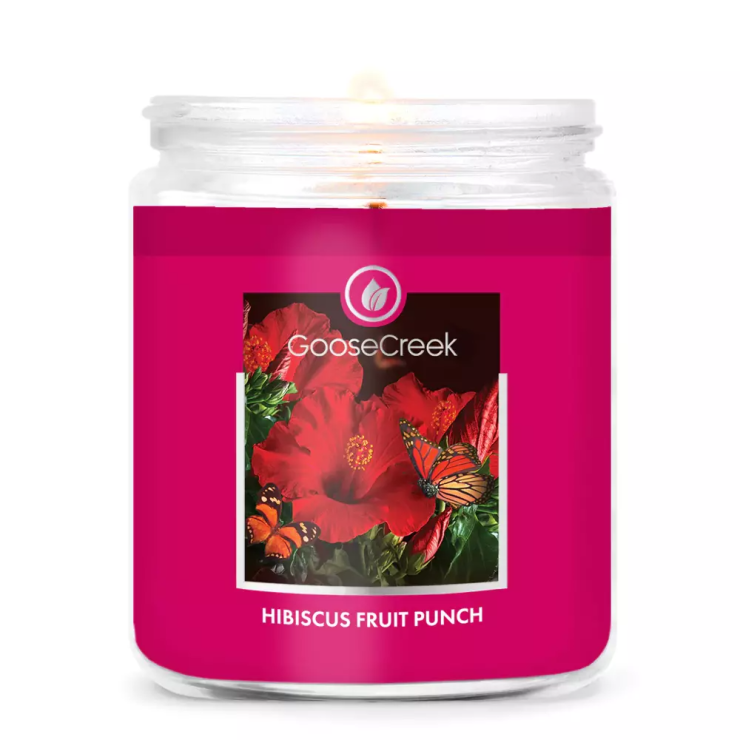 Kleine Hibiskus Fruchtpunsch Kerze Goose Creek Kerze