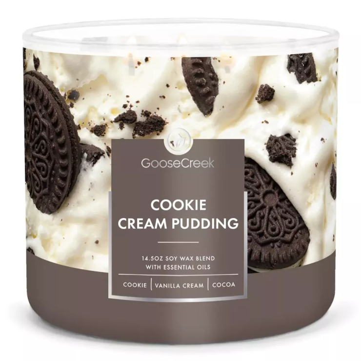Becher Kekscreme Pudding Goose Creek Kerze