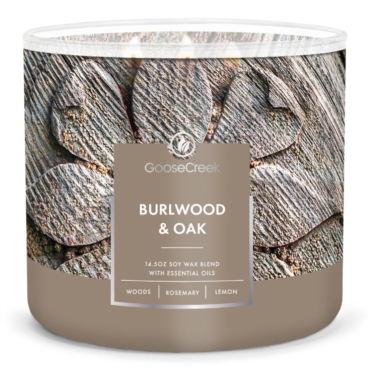 Tumbler Burlwood & Oak Goose Creek Kerze